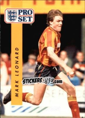 Figurina Mark Leonard - English Football 1990-1991 n. 315 - Pro Set