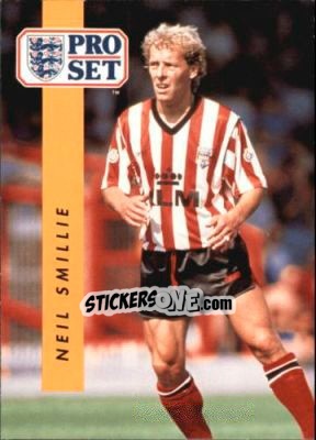 Sticker Neil Smillie - English Football 1990-1991 n. 316 - Pro Set