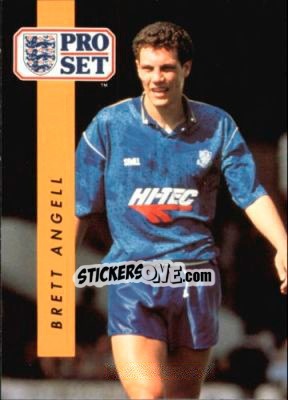 Figurina Brett Angell - English Football 1990-1991 n. 318 - Pro Set