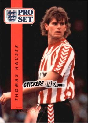 Sticker Thomas Hauser - English Football 1990-1991 n. 323 - Pro Set