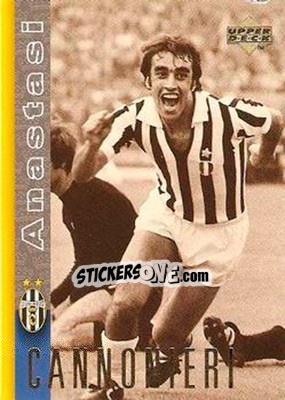Sticker Pietro Anastasi - Juventus 1997-1998 n. 4 - Upper Deck