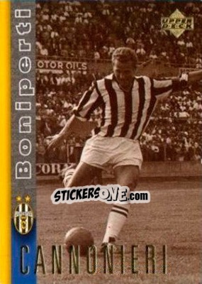 Sticker Giampiero Boniperti - Juventus 1997-1998 - Upper Deck