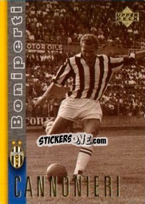 Sticker Giampiero Boniperti - Juventus 1997-1998 n. 5 - Upper Deck