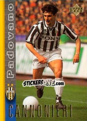 Sticker Michele Padovano - Juventus 1997-1998 - Upper Deck