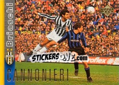 Sticker Massimo Briaschi - Juventus 1997-1998 n. 12 - Upper Deck