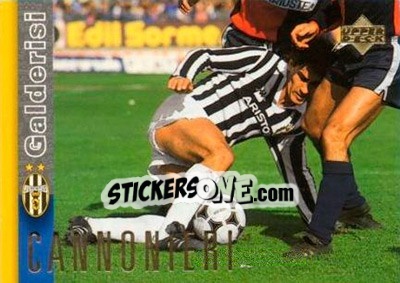 Cromo Giuseppe Galderisi - Juventus 1997-1998 - Upper Deck