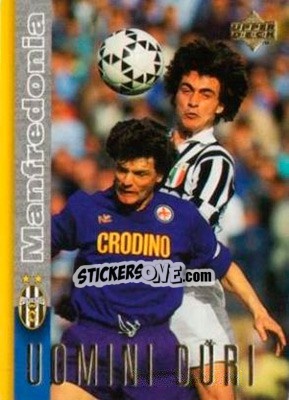 Sticker Lionello Manfredonia - Juventus 1997-1998 - Upper Deck