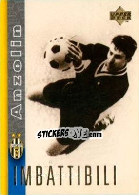 Sticker Roberto Anzolin - Juventus 1997-1998 n. 25 - Upper Deck