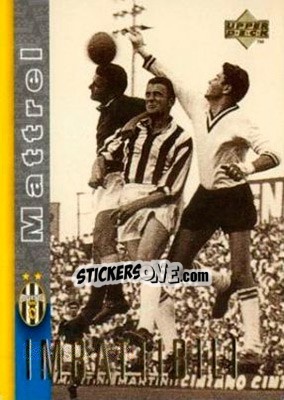 Sticker Carlo Mattrel - Juventus 1997-1998 - Upper Deck