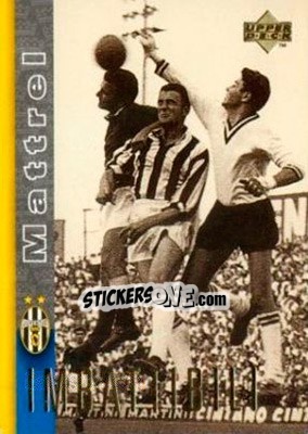 Sticker Carlo Mattrel - Juventus 1997-1998 n. 27 - Upper Deck