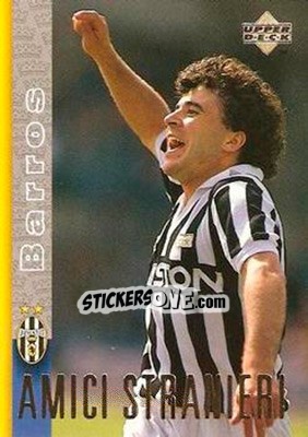 Figurina Rui Barros - Juventus 1997-1998 n. 39 - Upper Deck
