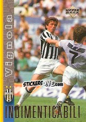 Sticker Beniamino Vignola - Juventus 1997-1998 n. 46 - Upper Deck