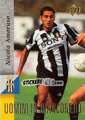 Sticker Nicola Amoruso - Juventus 1997-1998 n. 53 - Upper Deck