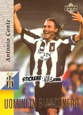 Figurina Antonio Conte - Juventus 1997-1998 - Upper Deck