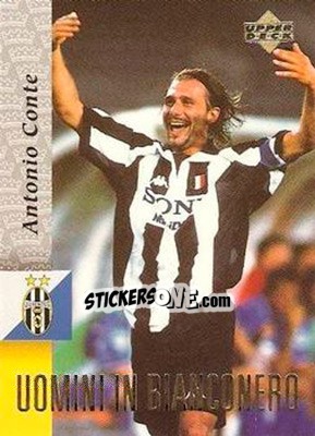 Sticker Antonio Conte - Juventus 1997-1998 n. 54 - Upper Deck
