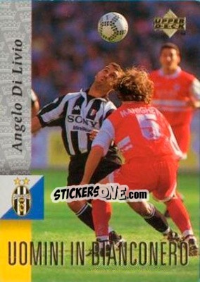 Sticker Angelo Di Livio - Juventus 1997-1998 n. 55 - Upper Deck