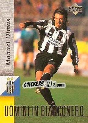 Sticker Manuel Marques Dimas - Juventus 1997-1998 - Upper Deck