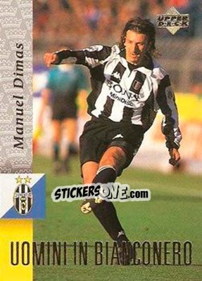 Sticker Manuel Marques Dimas - Juventus 1997-1998 n. 56 - Upper Deck