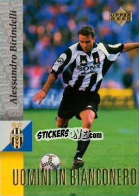Sticker Alessandro Birindelli - Juventus 1997-1998 - Upper Deck