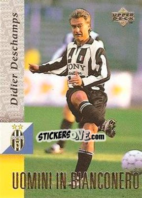 Sticker Didier Deschamps - Juventus 1997-1998 - Upper Deck