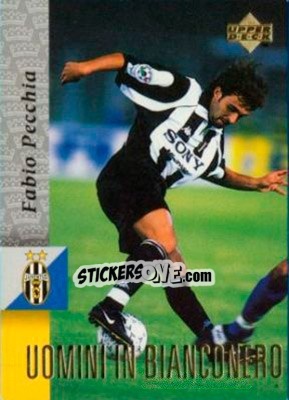 Sticker Fabio Pecchia - Juventus 1997-1998 n. 69 - Upper Deck