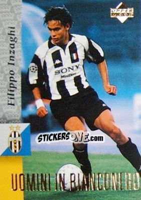 Figurina Filippo Inzaghi - Juventus 1997-1998 - Upper Deck