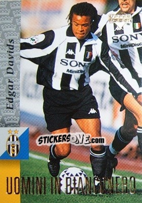 Sticker Edgar Davids - Juventus 1997-1998 - Upper Deck