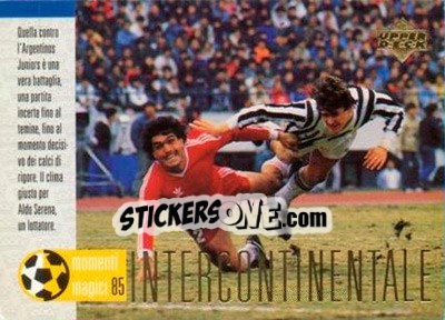 Sticker Coppa Intercontinentale '85 - Juventus 1997-1998 - Upper Deck