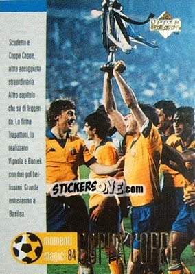 Sticker Coppa delle Coppe '83 - Juventus 1997-1998 - Upper Deck