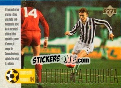 Sticker Supercoppa Europea '84 - Juventus 1997-1998 n. 90 - Upper Deck