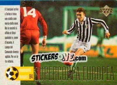 Sticker Supercoppa Europea '84