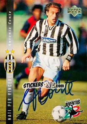 Figurina Antonio Conte - Juventus 1997-1998 - Upper Deck