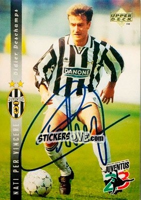 Sticker Didier Deschamps - Juventus 1997-1998 - Upper Deck