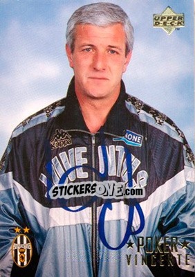 Sticker Marcello Lippi - Juventus 1997-1998 n. 100 - Upper Deck