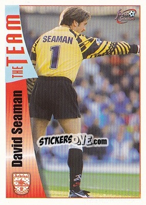 Sticker David Seaman - Arsenal Fans' Selection 1997-1998 n. 10 - Futera