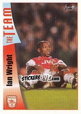 Sticker Ian Wright - Arsenal Fans' Selection 1997-1998 n. 11 - Futera