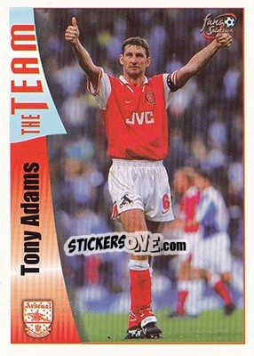 Sticker Tony Adams - Arsenal Fans' Selection 1997-1998 n. 16 - Futera