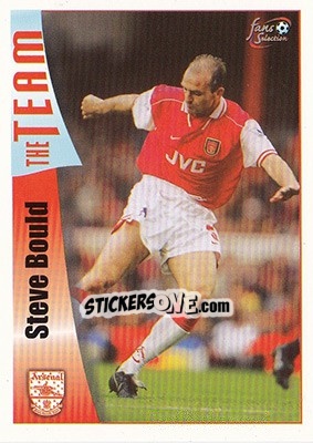 Sticker Steve Bould - Arsenal Fans' Selection 1997-1998 n. 19 - Futera