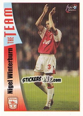 Sticker Nigel Winterburn - Arsenal Fans' Selection 1997-1998 n. 20 - Futera