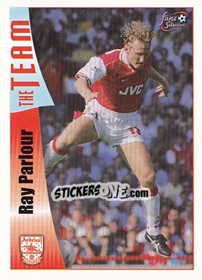 Cromo Ray Parlour - Arsenal Fans' Selection 1997-1998 - Futera