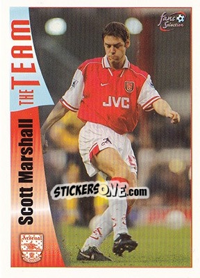 Cromo Scott Marshall - Arsenal Fans' Selection 1997-1998 - Futera