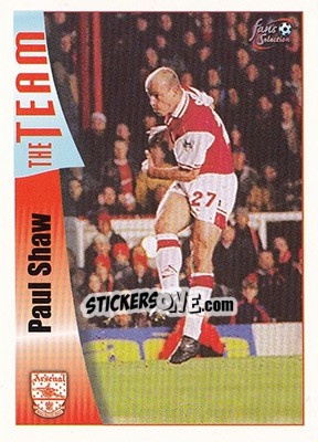 Figurina Paul Shaw - Arsenal Fans' Selection 1997-1998 - Futera