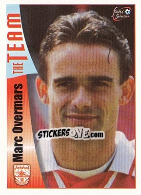Cromo Marc Overmars - Arsenal Fans' Selection 1997-1998 - Futera