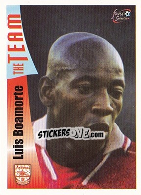 Sticker Luis Boa Morte - Arsenal Fans' Selection 1997-1998 - Futera