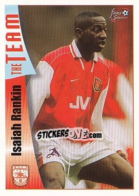 Cromo Isaiah Rankin - Arsenal Fans' Selection 1997-1998 - Futera