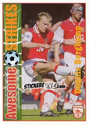 Cromo Dennis Bergkamp - Arsenal Fans' Selection 1997-1998 - Futera