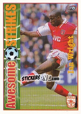 Sticker Ian Wright - Arsenal Fans' Selection 1997-1998 n. 60 - Futera