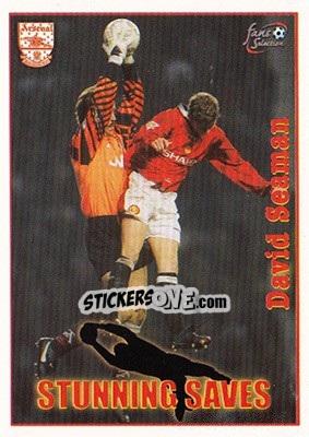 Sticker David Seaman - Arsenal Fans' Selection 1997-1998 n. 61 - Futera