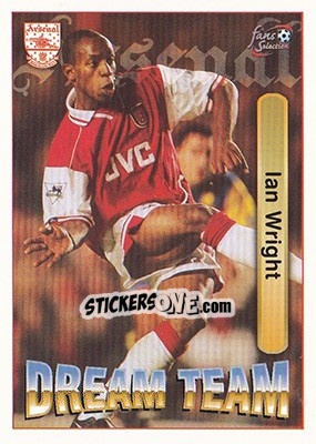 Cromo Ian Wright - Arsenal Fans' Selection 1997-1998 - Futera