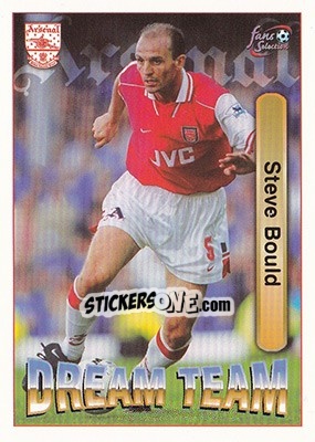 Sticker Steve Bould - Arsenal Fans' Selection 1997-1998 n. 72 - Futera